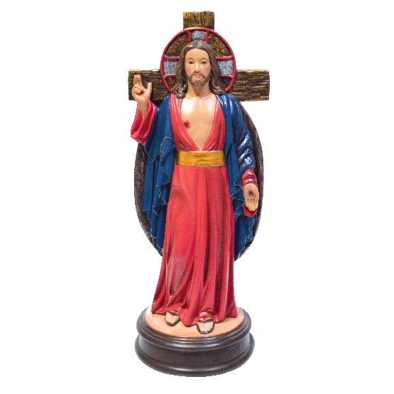 IMAGEM JESUS DAS SANTAS CHAGAS 10CM