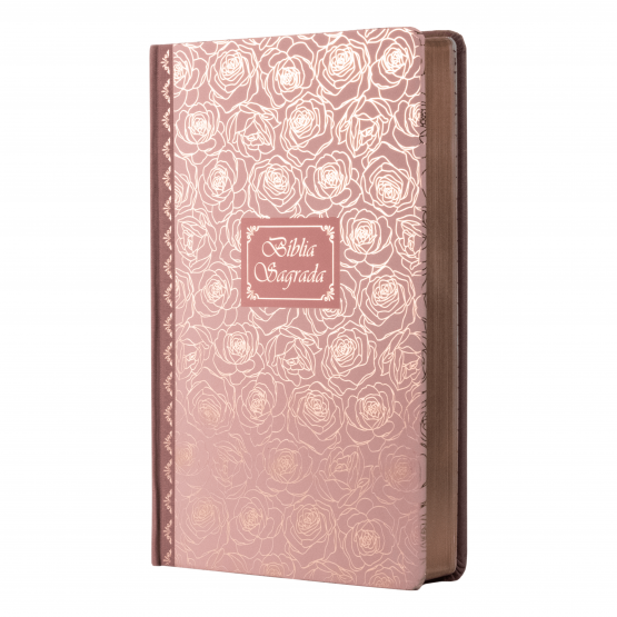 BÍBLIA SAGRADA - NOVA TRADUÇÃO NA LINGUAGEM DE HOJE - LETRA MAIOR - CAPA DURA - ROSA