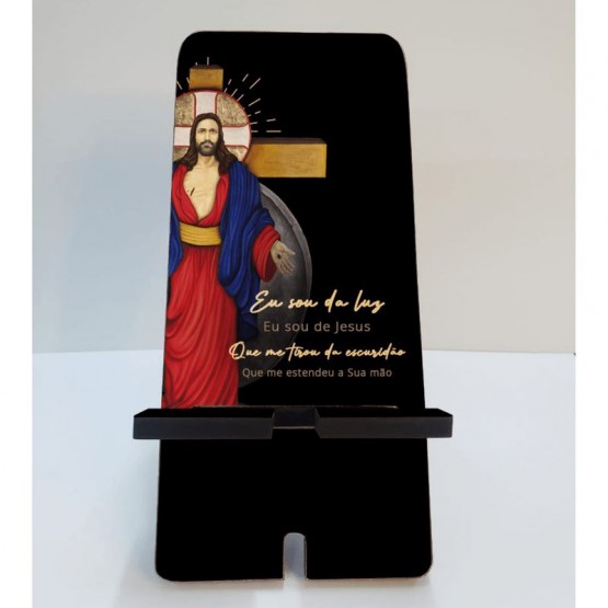 PORTA-CELULAR JESUS DAS SANTAS CHAGAS PRETO