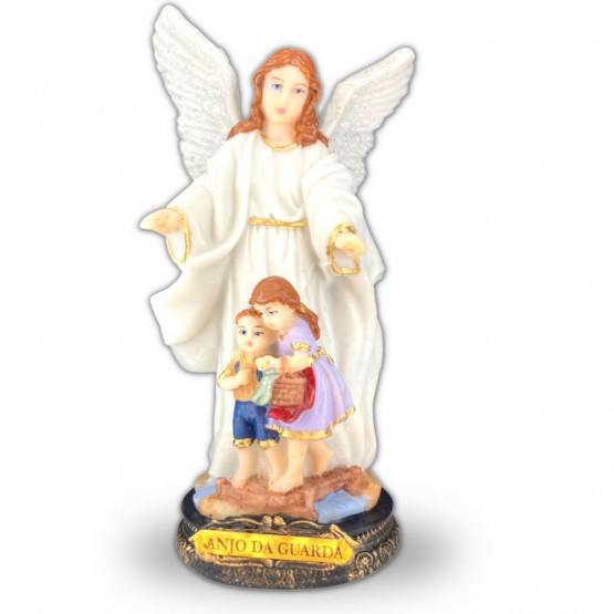IMAGEM ANJO DA GUARDA 15CM - RESINA