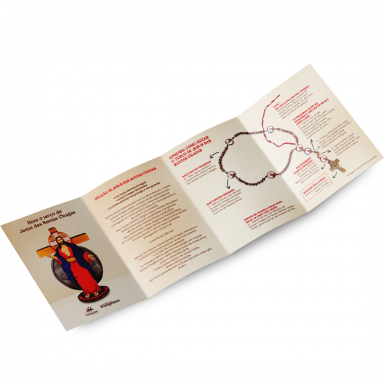 FOLHETO DEVOCIONAL - JESUS DAS SANTAS CHAGAS