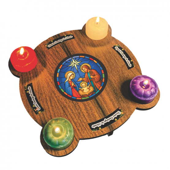 COROA ADVENTO SAGRADA FAMÍLIA