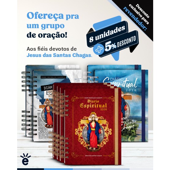 DIÁRIO ESPIRITUAL 2026 - 8 UNIDADES 
