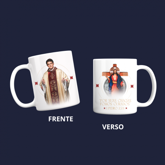 CANECA JESUS DAS SANTAS CHAGAS - PADRE REGINALDO MANZOTTI