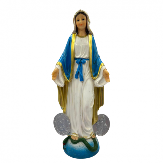 IMAGEM NOSSA SENHORA DAS GRAÇAS - 30 CM - RESINA