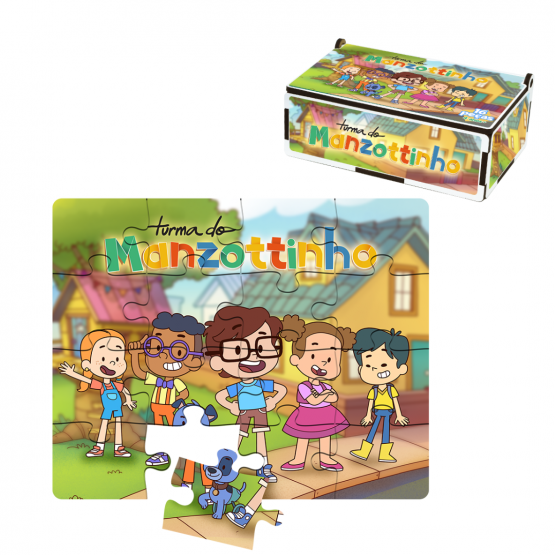 QUEBRA - CABEÇA TURMA DO MANZOTTINHO