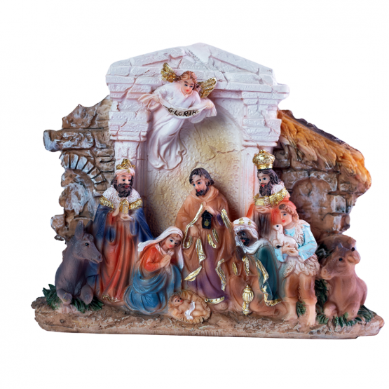 PRESÉPIO - RESINA 15 CM