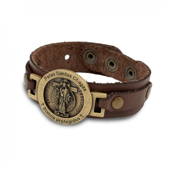 PULSEIRA COURO - JESUS DAS SANTAS CHAGAS