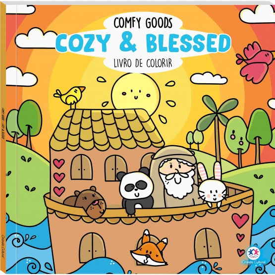 LIVRO DE COLORIR - ARCA DE NOÉ - COMFY GOODS