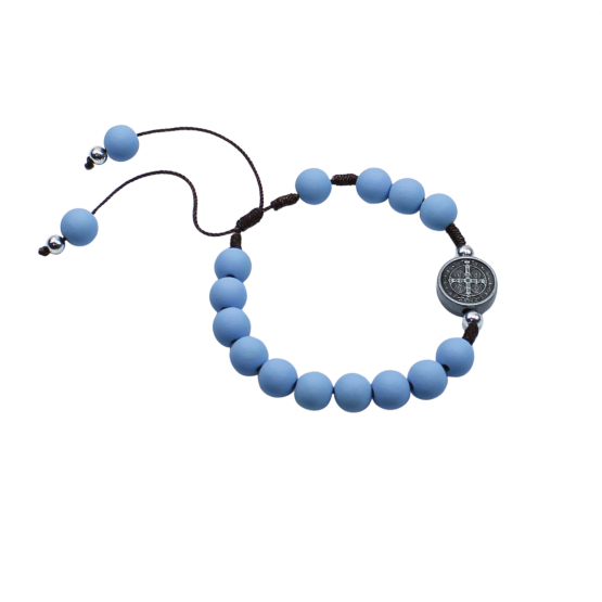PULSEIRA SÃO BENTO AZUL - CONTAS EMBORRACHADAS