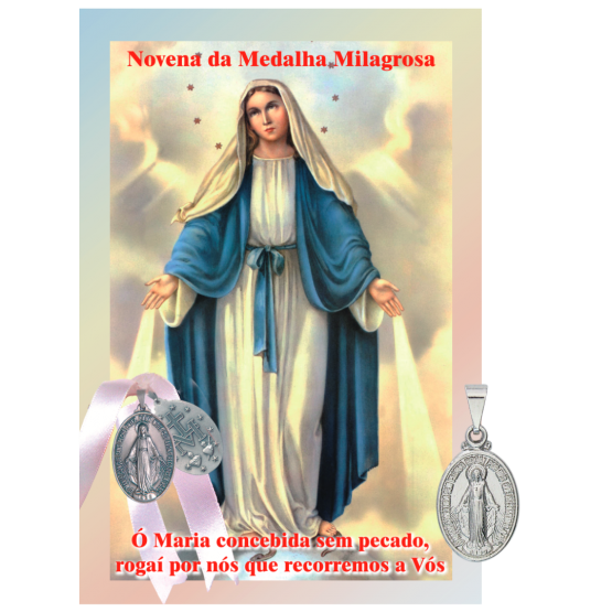 MEDALHA MILAGROSA  COM NOVENA