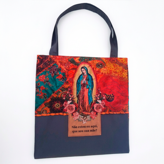 ECOBAG NOSSA SENHORA DE GUADALUPE - TECIDO IMPERMEÁVEL