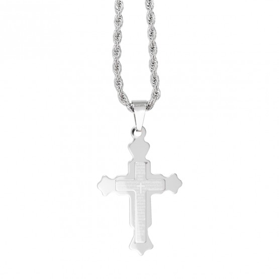 COLAR CRUZ INOX
