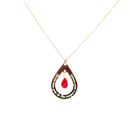 COLAR PREMIUM - GOTAS DE AMOR - SEMIJOIA 