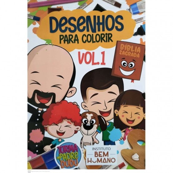 LIVRO DESENHOS PARA COLORIR VOL. 1