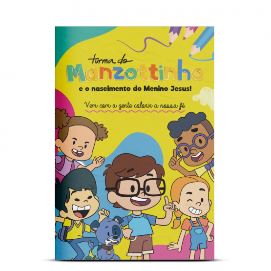 LIVRO DE COLORIR - TURMA DO MANZOTTINHO