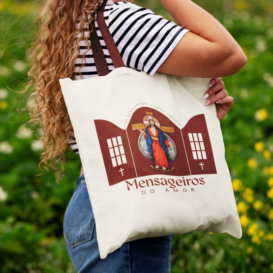 ECOBAG MENSAGEIROS DO AMOR