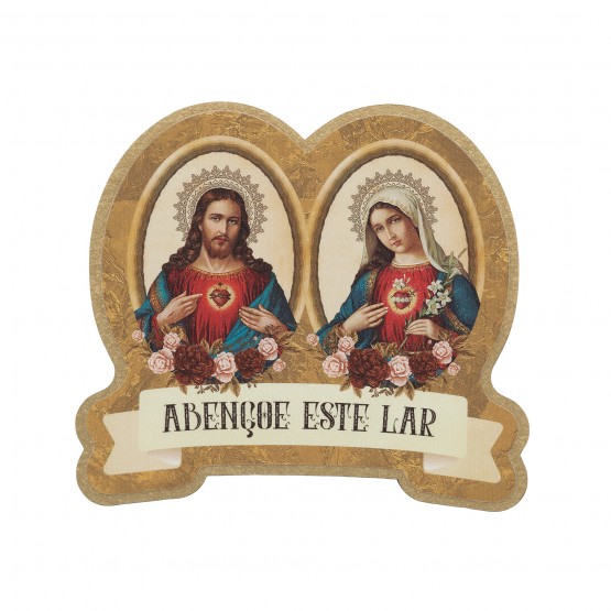 ADORNO DE PORTA - SAGRADO CORAÇÃO 