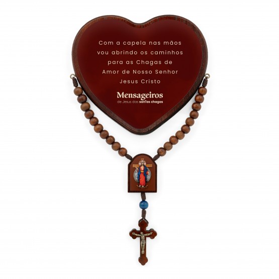 ADORNO DE PAREDE MENSAGEIROS DO AMOR 22 x 12 cm