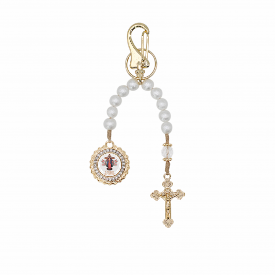 CHAVEIRO DEZENA JESUS DAS SANTAS CHAGAS - BRANCO