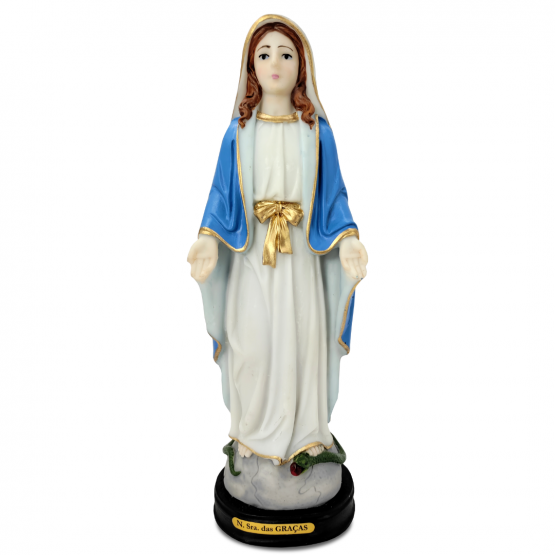 IMAGEM SENHORA DAS GRAÇAS - 20 CM RESINA