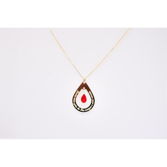 COLAR PREMIUM - GOTAS DE AMOR - SEMIJOIA 