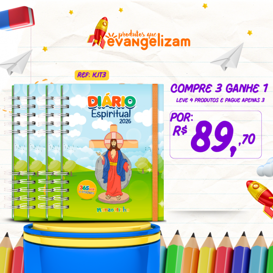 COMPRE 3 LEVA 4 - DIÁRIO TURMA DO MANZOTTINHO