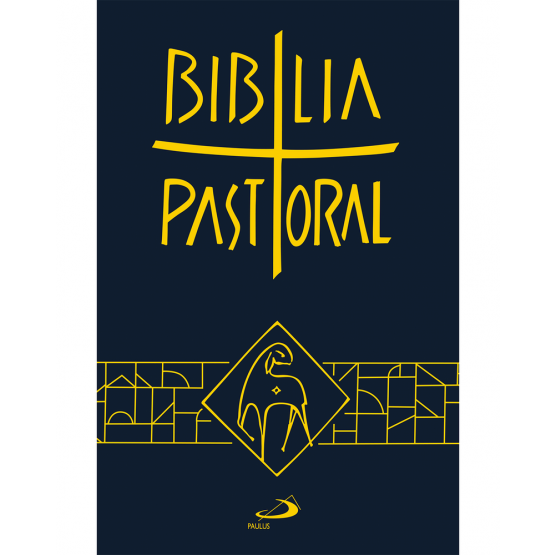 BÍBLIA SAGRADA PASTORAL  - AZUL (BOLSO) CAPA CRISTAL