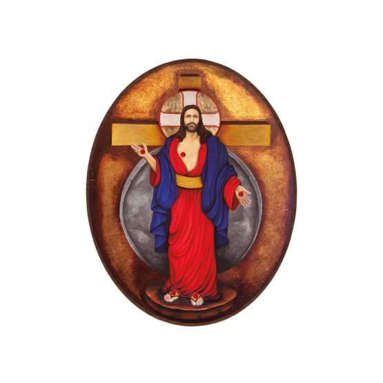 IMÃ DE GELADEIRA ÍCONE JESUS DAS SANTAS CHAGAS