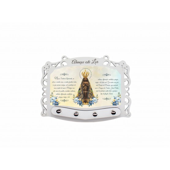 PORTA-CHAVES NOSSA SENHORA APARECIDA 20 CM