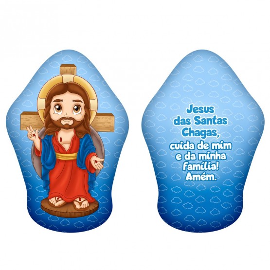ALMOFADINHA JESUS DAS SANTAS CHAGAS BABY