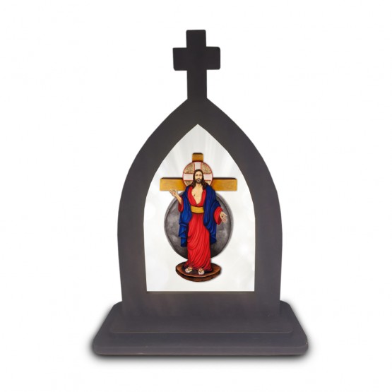 CAPELA JESUS DAS SANTAS CHAGAS - 16 CM