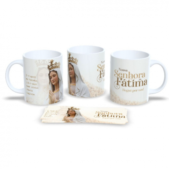 CANECA NOSSA SENHORA DE FÁTIMA