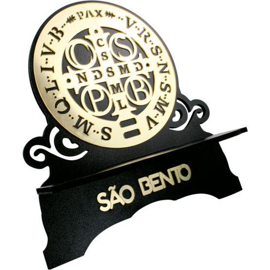 PORTA BÍBLIA MEDALHA DE SÃO BENTO