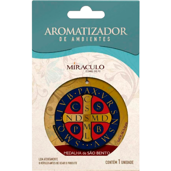 AROMATIZADOR DE AMBIENTE - MEDALHA DE SÃO BENTO