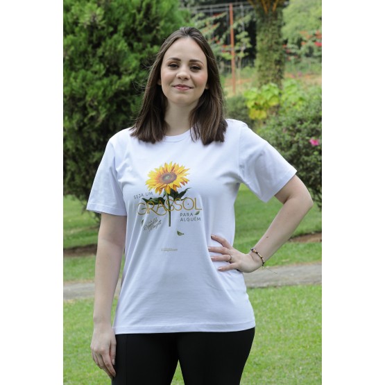 CAMISETA UNISSEX GIRASSOL - P