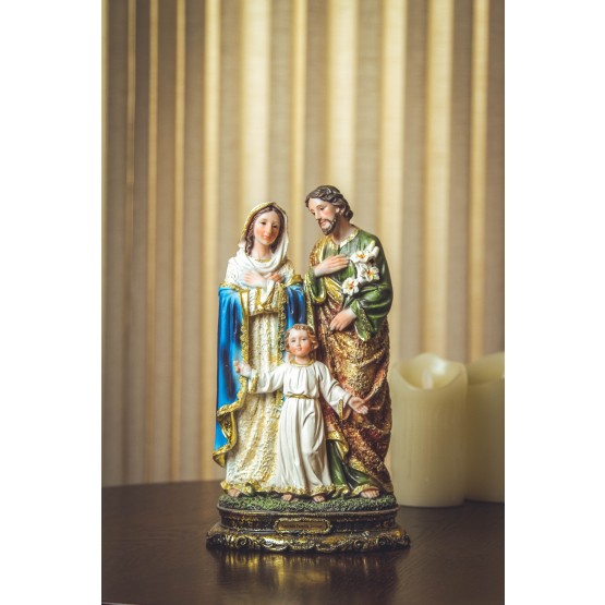 IMAGEM SAGRADA FAMÍLIA 30CM - RESINA