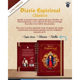 DIÁRIO ESPIRITUAL 2026 - 12 UNIDADES - CAPA VERMELHA