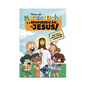 LIVRO DE COLORIR - A RESSURREIÇÃO DE JESUS COM CARTELA DE ADESIVO