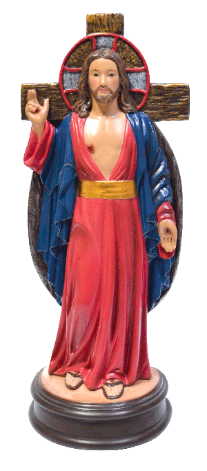 IMAGEM JESUS DAS SANTAS CHAGAS 10CM