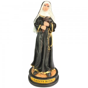 IMAGEM SANTA RITA DE CÁSSIA 12 CM