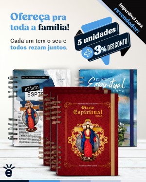 DIÁRIO ESPIRITUAL 2026 - 5 UNIDADES 