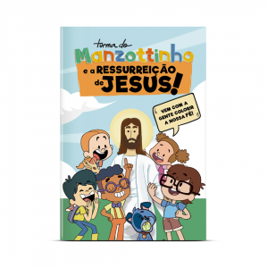 LIVRO DE COLORIR - A RESSURREIÇÃO DE JESUS COM CARTELA DE ADESIVO