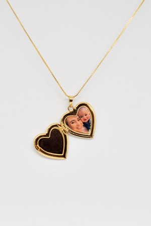 COLAR RELICÁRIO - JESUS DAS SANTAS CHAGAS - SEMIJOIA 