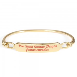 BRACELETE JESUS DAS SANTAS CHAGAS - TAMANHO UNICO