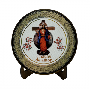 ADORNO MESA CHAGAS DE AMOR  JESUS DAS SANTAS CHAGAS
