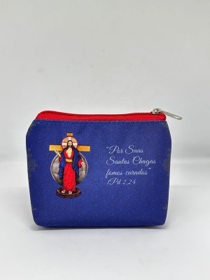 PORTA MOEDAS JESUS DAS SANTAS CHAGAS