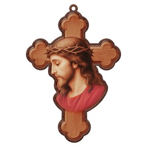 CRUZ SAGRADA FACE - 17CM