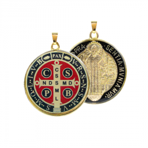 MEDALHA  SÃO BENTO COLORIDA