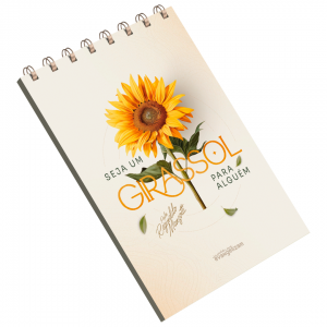 BLOCO DE ANOTAÇÕES GIRASSOL 15 cm x 21 cm